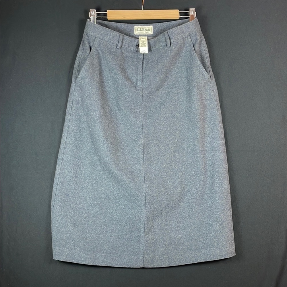 L. L. Bean women’s classic straight size 4 petite skirt, fully lined with pocket